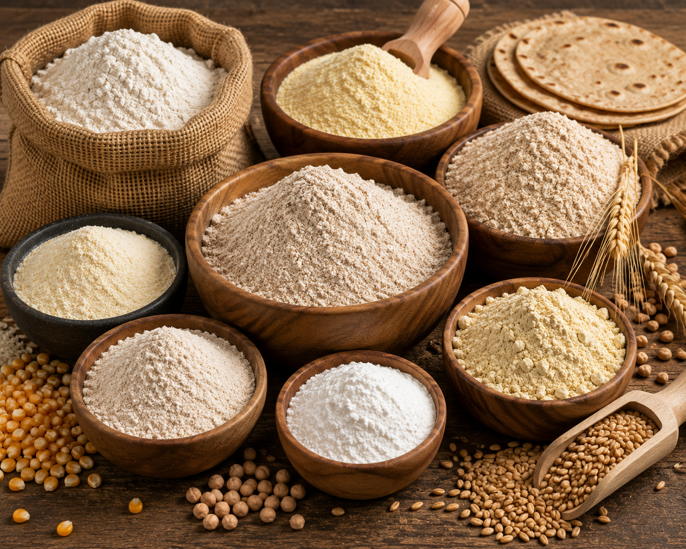 Flours and baking staples